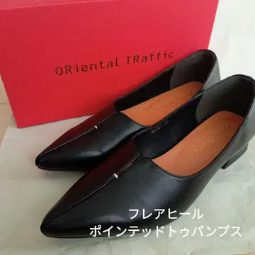 [ ORiental TRaffic ] 플레어 힐 스틸레토 펌프스