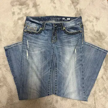 MISS ME 부츠컷 플레어 데님 y2k 갸루 헤이세이