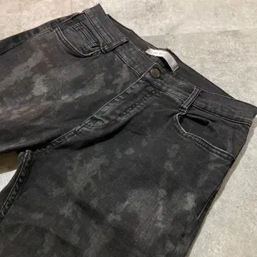 [ ZARA MAN ] 자라 맨 얼룩 가공 스트레치 스키니 데님 팬츠