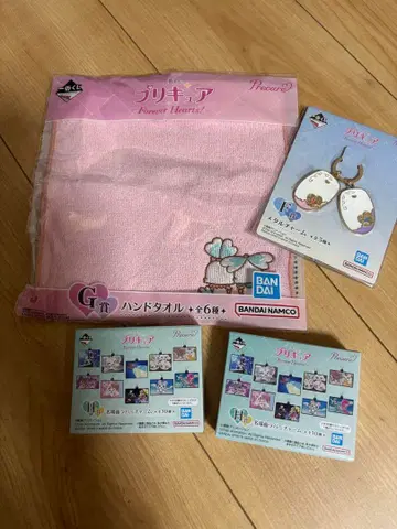 프리큐어 제일복권 타월 참 러버 미개봉 세트 F상 G상 H상