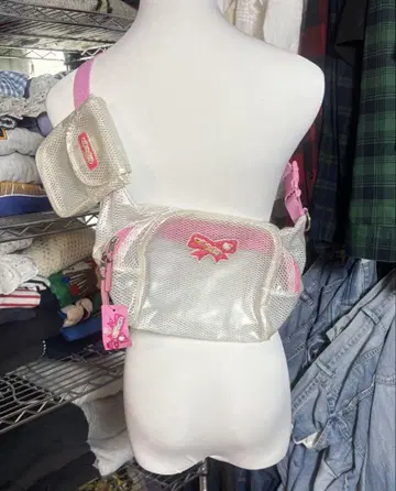 헬로키티 웨스트 파우치 y2k 헤이세이 레트로 백 키티