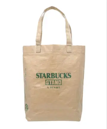 STARBUCKS STANDbyBEAMS 로고 PVC 쇼핑백 토트