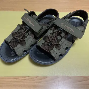 TOROY 카키 브라운 남성용 샌들