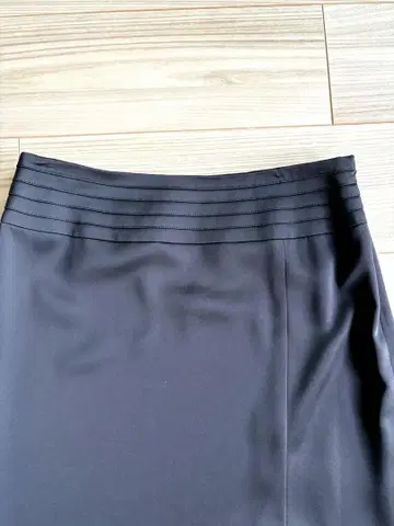 [UNITED ARROWS] 블랙 슬릿 스커트 38 M