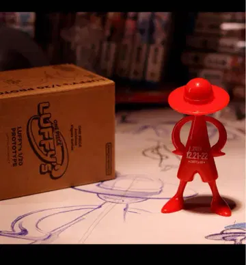 LUFFY 1/20 프로토타입 피규어 비닐 미개봉 상자 개봉 완료