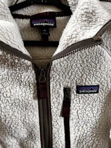 patagonia 플리스 자켓 XS 크림