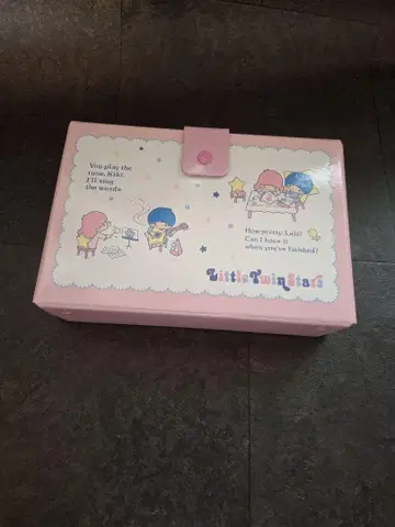 키키라라 리틀트윈스타 학용품 상자 소품함 수납 당시 물품 새상품급
