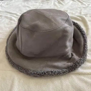 여성용 모자 햇 버킷햇 그레이 방한 아웃도어