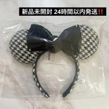 디즈니 머리띠 신상 하운드투스 체크 하운드투스 체크 패턴 블랙