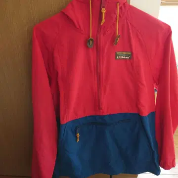 LLBean 나일론 자켓 S REG 빨간색/파랑