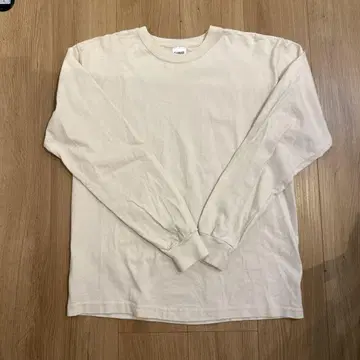 캠버 305 롱T 내추럴 M 사이즈