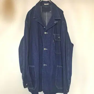 남성용 ARIGATO 다크 네이비 데님 자켓