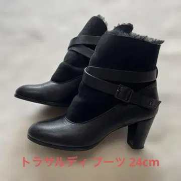 TRU 트루사르디 블랙 부츠 24cm 여성용