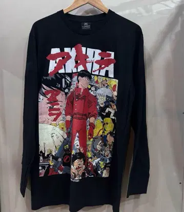 KR XL AKIRA 캐릭터 프린트 긴팔 티셔츠