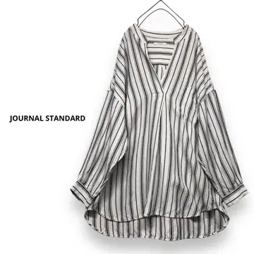 정가 13,200엔 JOURNAL STANDARD 린넨 스탠드 풀오버