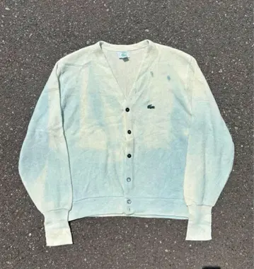 구제 의류 90s usa제 LACOSTE 후염색 가디건