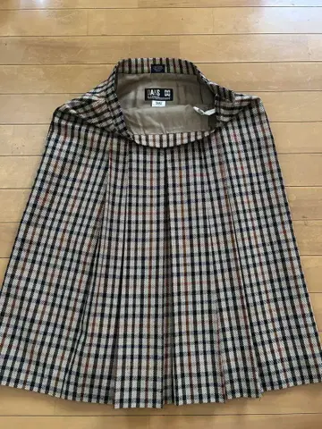 DAKS 체크 무늬 플리츠 스커트 70-95