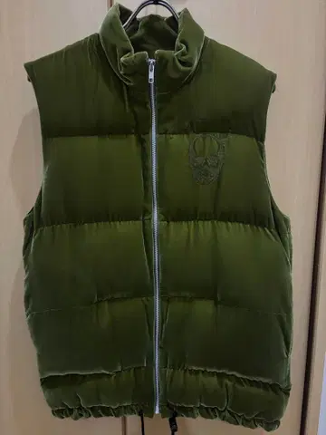 루시안 펠라 피네 올리브 그린 다운 베스트 M