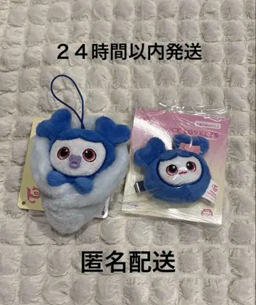 gigo twice 싸개 마스코트 봉제 인형 헤어핀 쯔위 쯔브리
