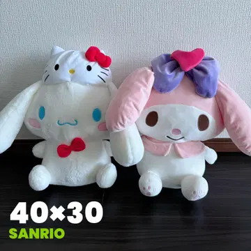 마이멜로디 & 시나몬 키티 빅 봉제 인형 세트