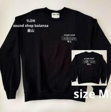 1LDK SOUND SHOP balansa SWEATSHIRT 부산 M