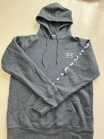 주말 세일 BILLABONG 후드 부착 후드티 L 그레이