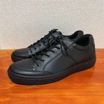 새상품급 ecco 27.5cm 43 블랙 스니커즈 가죽