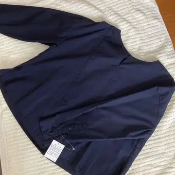 내추럴 뷰티 네이비 긴팔 셔츠