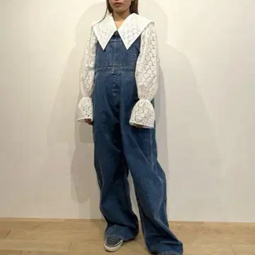 holiday 빅 데님 오버롤 사이즈 1