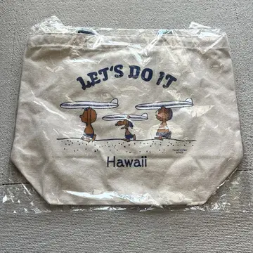 [ 새상품 ] 하와이 한정판 일광화상 스누피 토트백