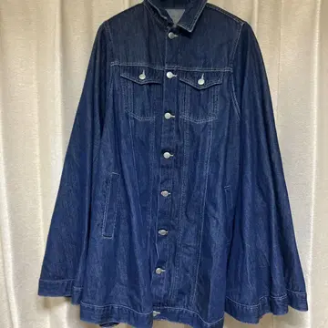 ZARA WOMAN 데님 케이프 판초 M