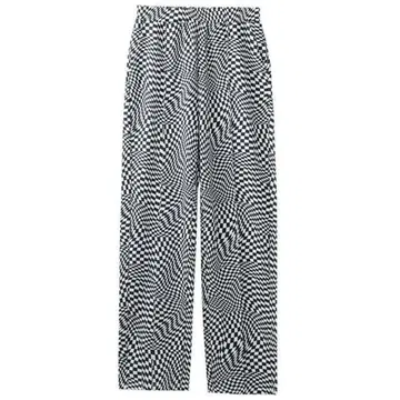 x-girl MULTI PATTERN EASY FLARE PANTS