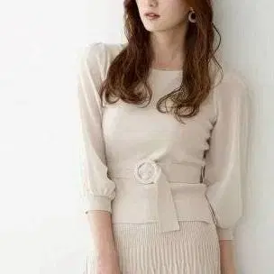 zG312 [ F ] JILL STUART 니트 긴팔 티셔츠