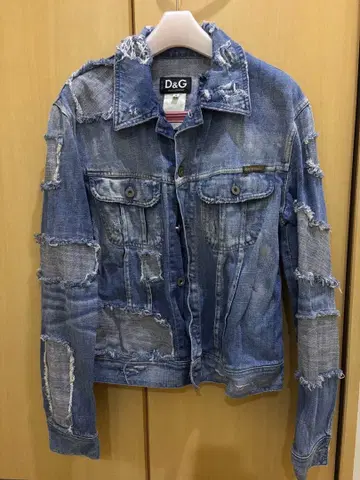 D&G 데미지 데님 자켓