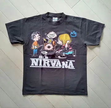 NIRVANA IN UTERO 닐바나 x snoopy 티셔츠