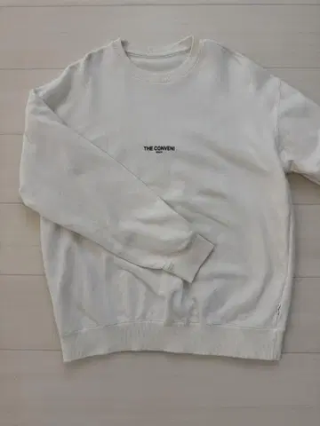 THE CONVENI 화이트 맨투맨 GINZA M 사이즈
