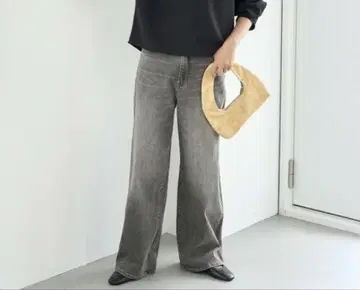 [ UNFILO DENIM ] 발수 스트레치 루즈 와이드 데님