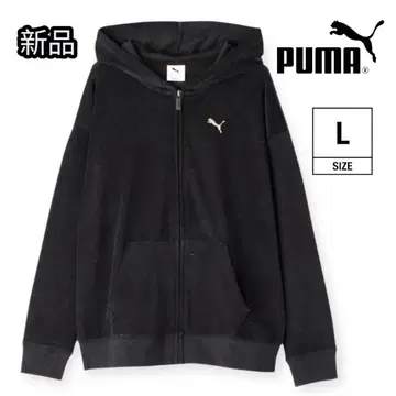 새상품 PUMA 푸마 후드티 파일 여성용 L 사이즈 상의 긴팔
