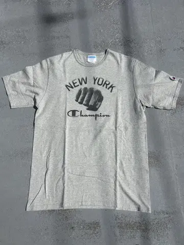 Champion NEW YORK 티셔츠 XL 그레이