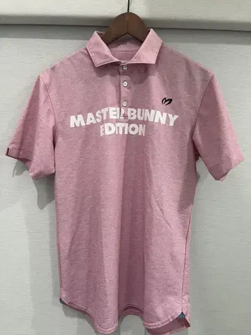 MASTER BUNNY EDITION 피케 셔츠 핑크