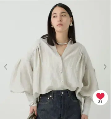 [명품] Chaos(카오스) 블랑쉐 블라우스 내추럴