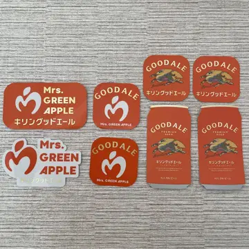 Mrs. GREEN APPLE 킬링굿에일 스티커