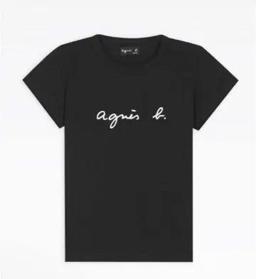 agni b. 로고 반팔 티셔츠 2가지 색상 세트
