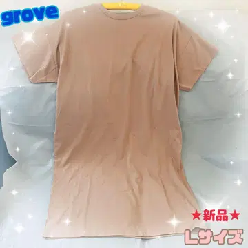 새상품 그로브 베이지 반팔T셔츠 L사이즈 여성용