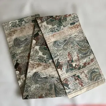 앤티크 파도 무늬 마루 오비