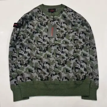 새상품 BRIEFING MS CAMO JQ CREW NECK KNIT