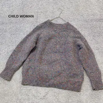 [ CHILD WOMAN ] Kilcarra 울 니트 컬러네프