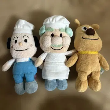 호빵맨 봉제 인형 잼 아저씨 바타코 씨 치즈
