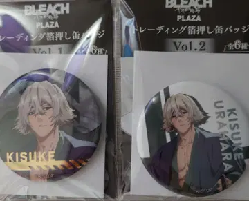 BLEACH 천년혈전편 로프트 우라하라 키스케 캔뱃지 세트