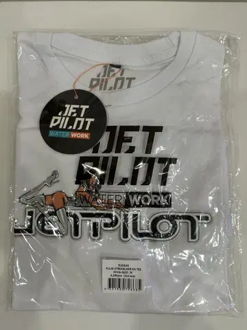 [ 새상품 미사용 ] JETPILOT 모토 헤비T셔츠 ( 화이트 )